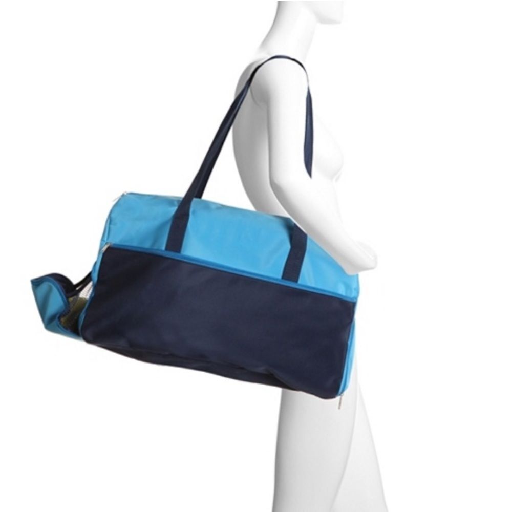 Blue yoga / gym bag